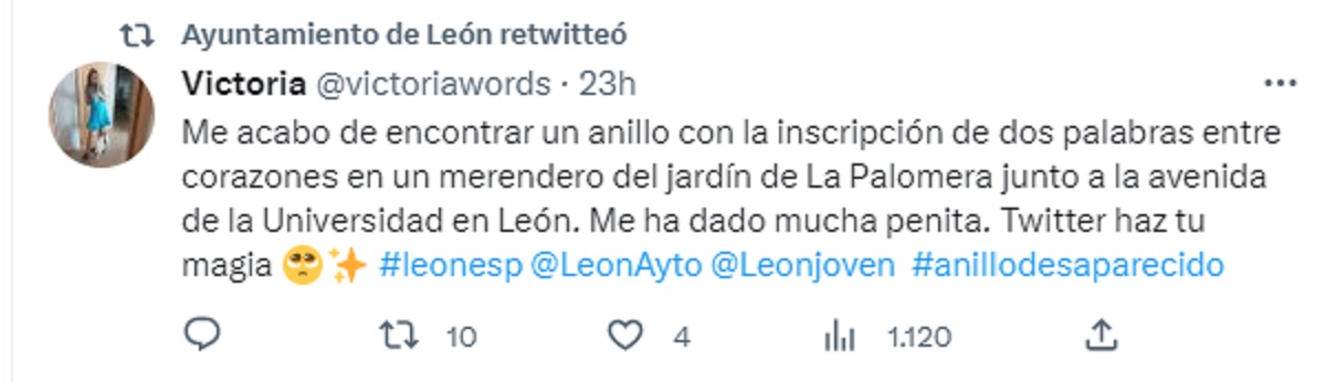 El Ayuntamiento de León coopera en la búsqueda del propietario
