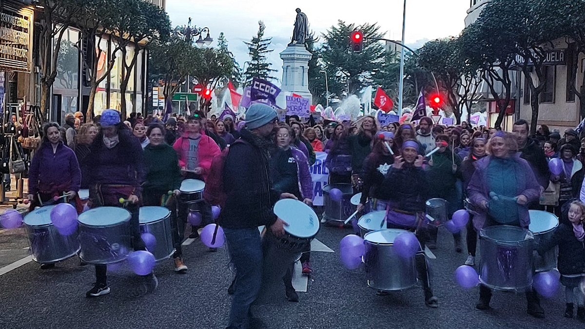 La manifestación del 8M en León en imágenes 1