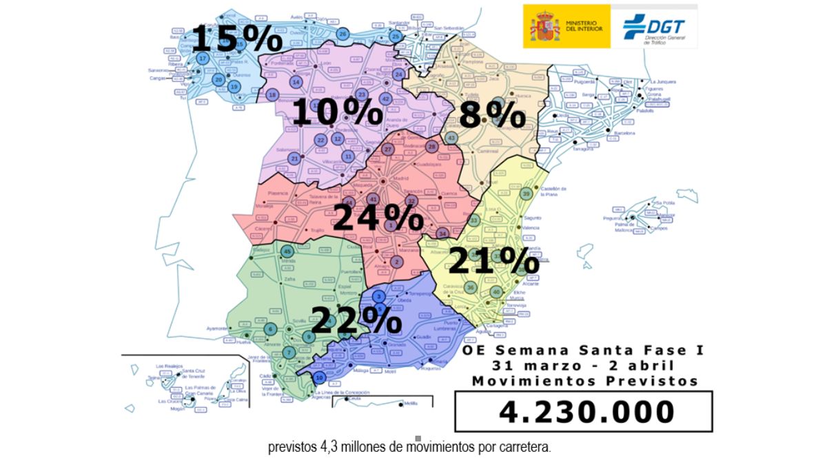 La DGT pone en marcha la Operación Semana Santa 1