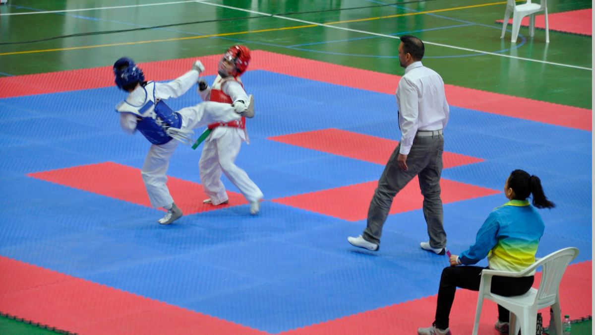 Casi 200 deportistas en el campeonato de Taekwondo en Castilla y León 1