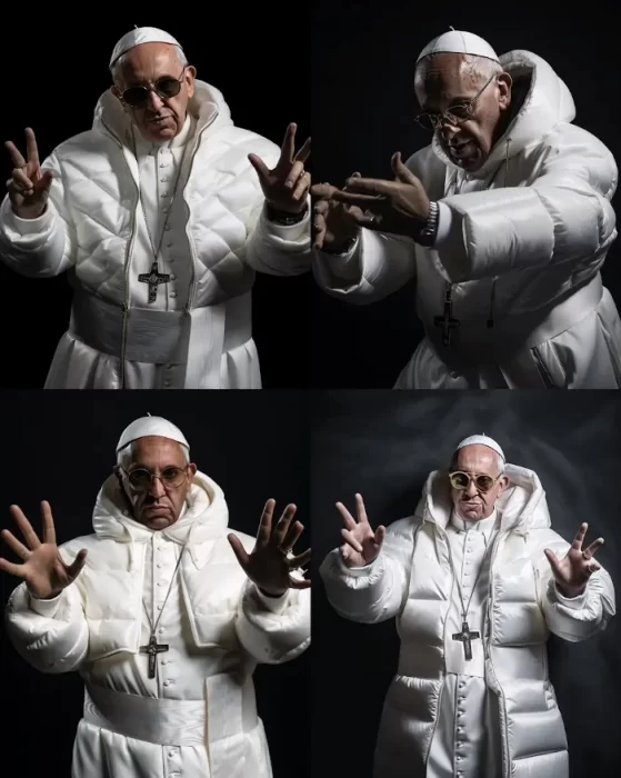 Descubierto el origen de la imagen del Papa con un abrigo de Balenciaga 1