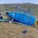 Helicóptero de la DGT tras el accidente