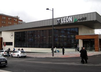 Estación de León sin trenes