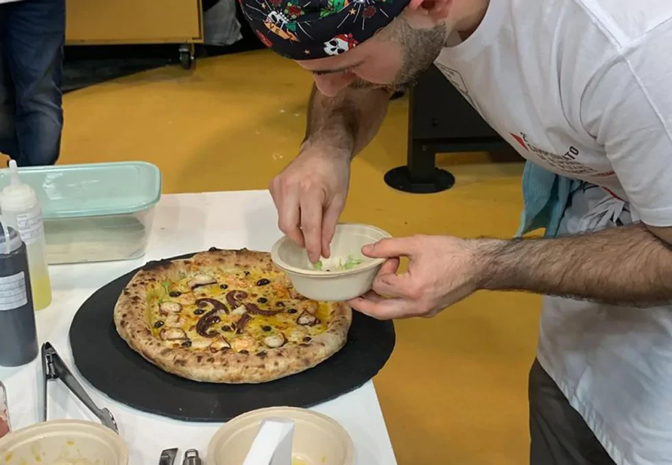 Pizza de pulpo nombrada entre las 10 mejores de España