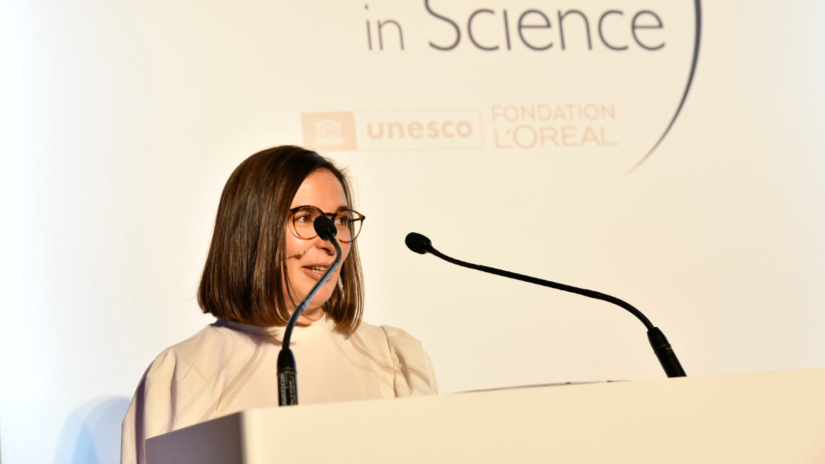 La científica leonesa Cristina Viéitez premio L'Oréal-Unesco 2