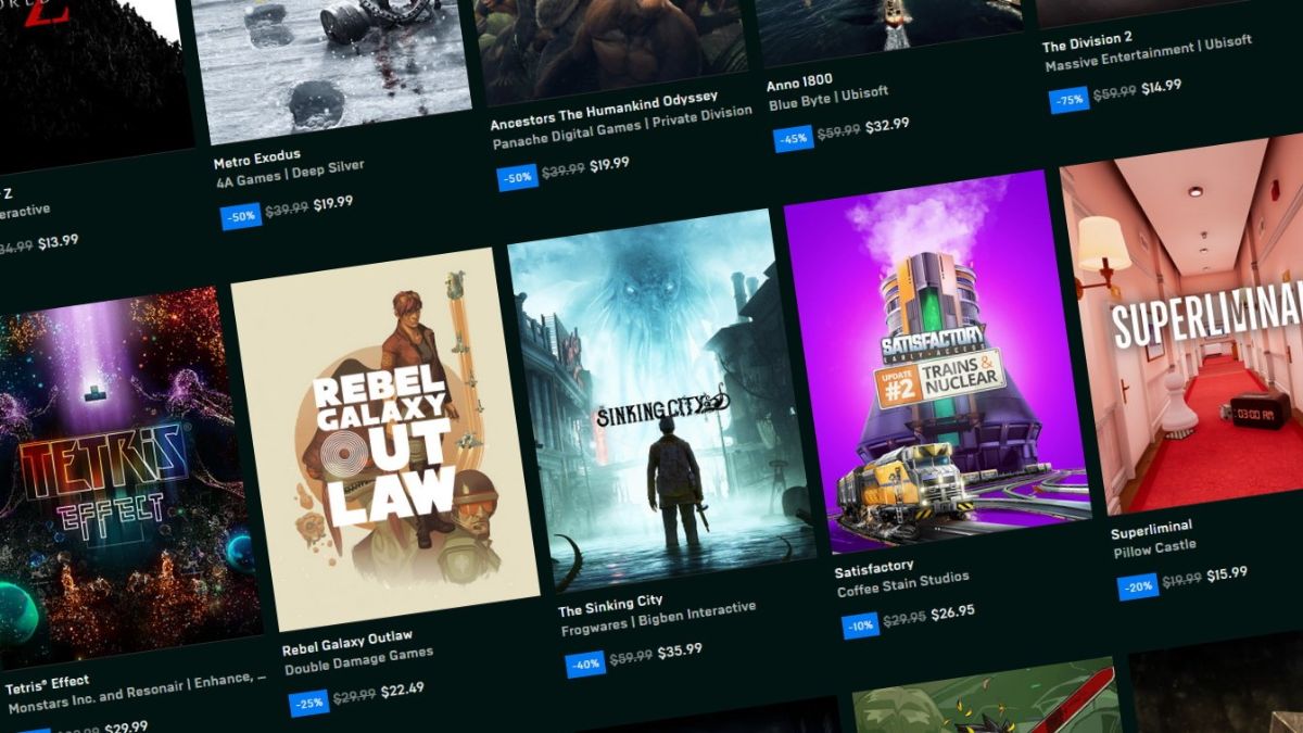 Get 8 free video games with the new Epic Store offer for May 1
