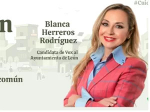 Candidata de Vox en León Blanca Herreros