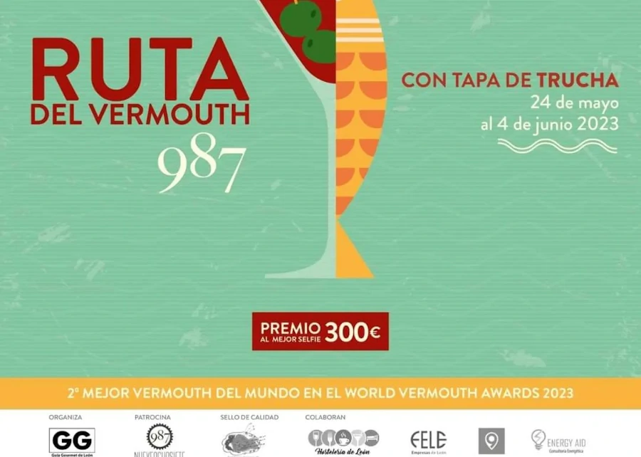 Cartel de la Ruta del Vermouth de León