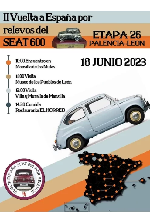 Cartel de la Vuelta a España de Seat 600