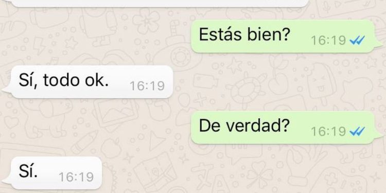 Conversación de Whatsapp con inteligencia artificial