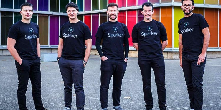 Miembros del equipo de la startup leonesa Sparker