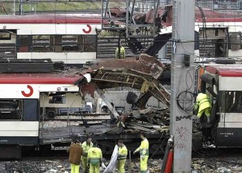 Tren tras el atentado del 11-M