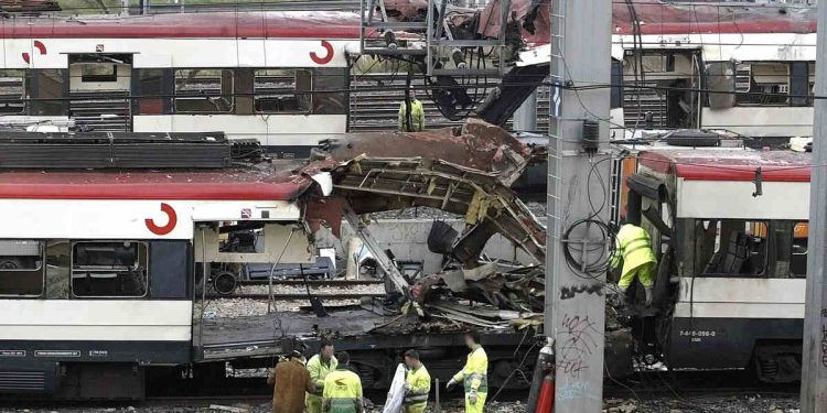 Tren tras el atentado del 11-M