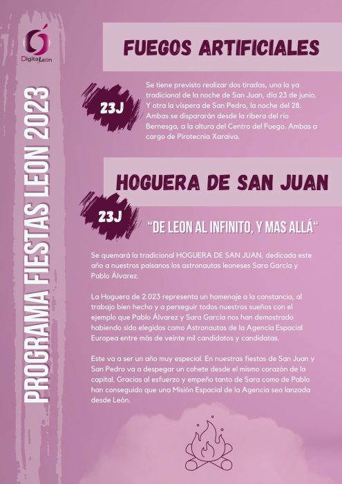 Programa de las Fiestas de León 'San Juan y San Pedro 2023' 3