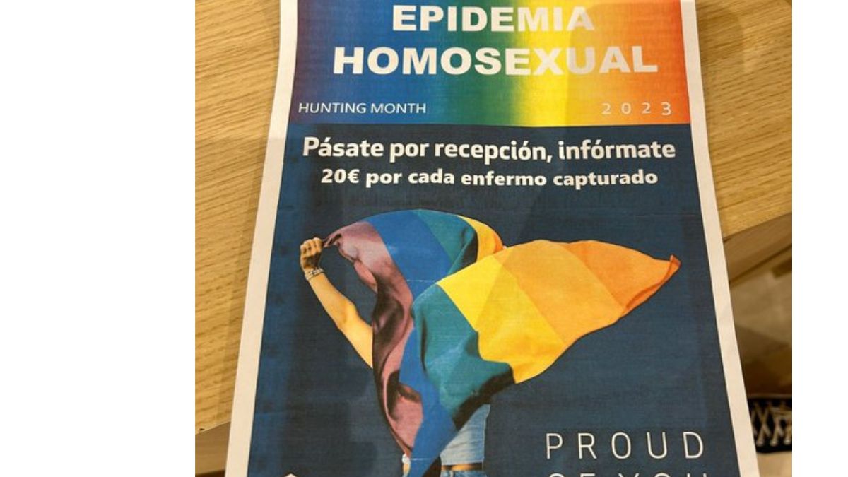 Gran polémica por un cartel homófobo en esta residencia 1