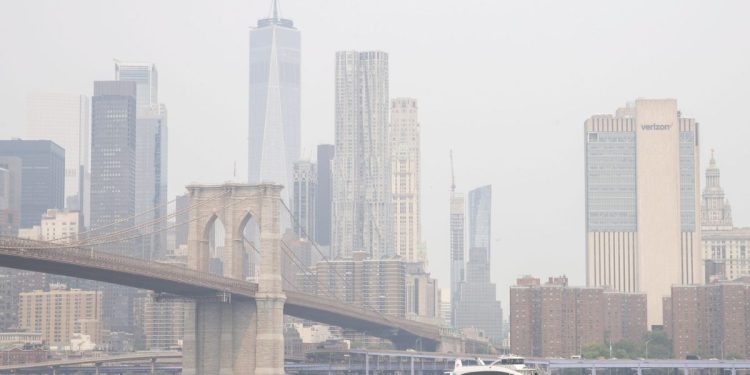 La Apocalíptica estampa de la ciudad de los rascacielos