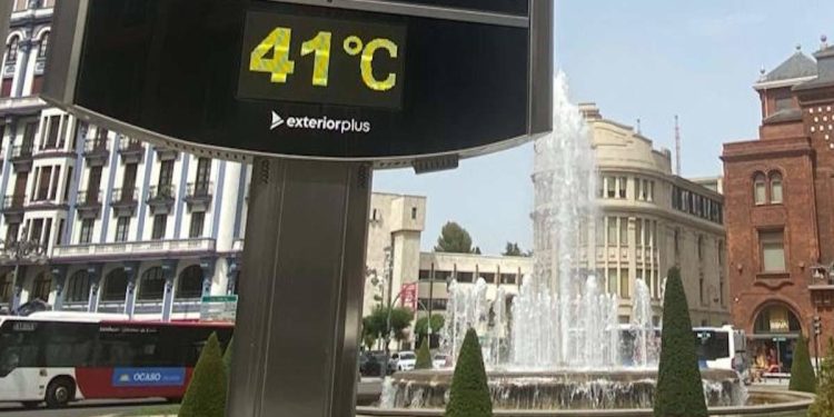 Temperaturas de verano en León