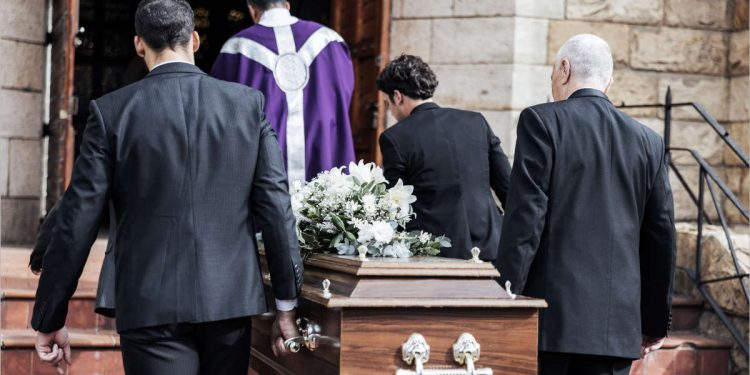 Funeral de un fallecido