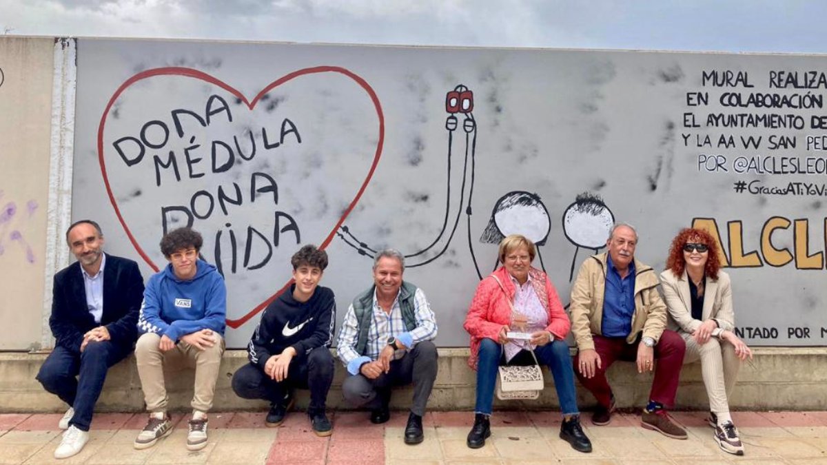 El mural que anima a donar vida, a donar médula ósea 1