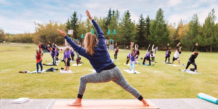 Yoga al aire libre en León