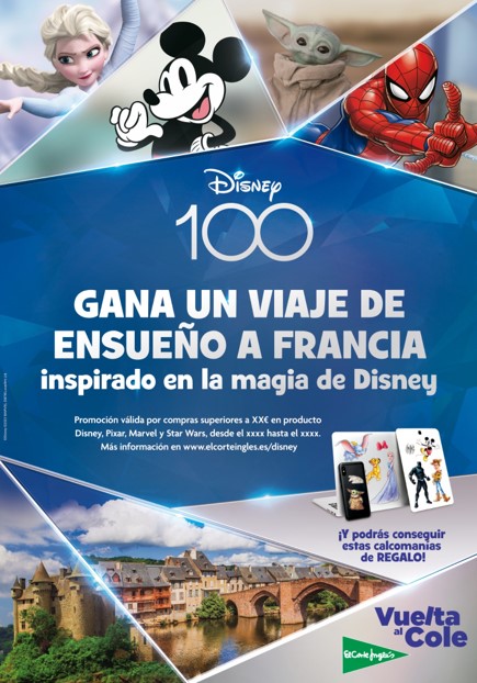 Disney y El Corte Inglés se unen para celebrar los 100 años de The Walt Disney Company 1