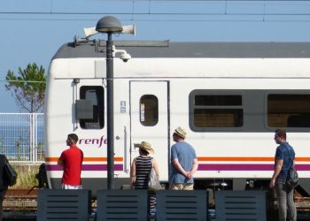 Aplastado por un tren en una zona no autorizada