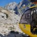 Helicóptero de rescate en la Ruta del Cares