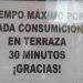 “El cronómetro” de un bar que solo deja 30 minutos por consumición