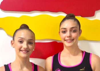 Dos gimnastas leonesas del Club Ritmo en la selección española 1
