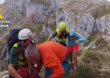 Rescatado un senderista en el Canal de Trea