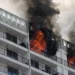 Incendio en edificio Talavera de la Reina