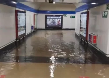 Inundación del metro de Madrid