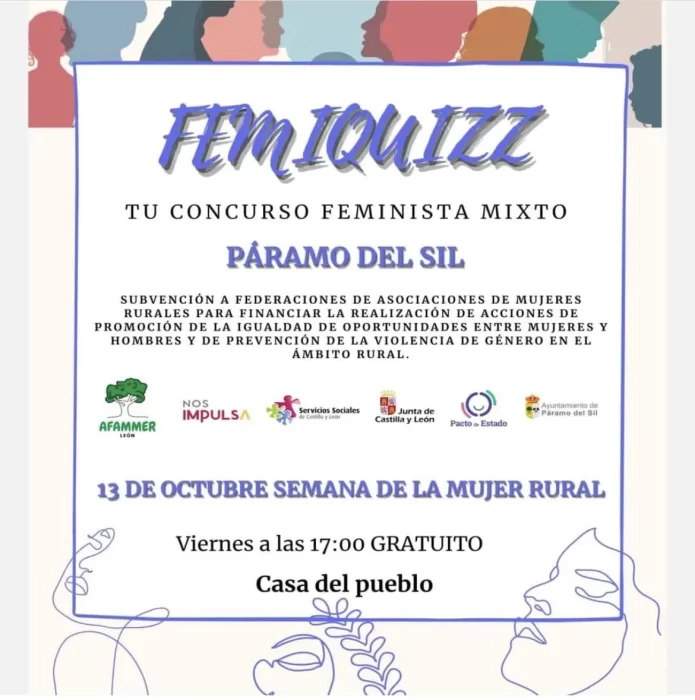 Cartel de la jornada en Páramo del Sil