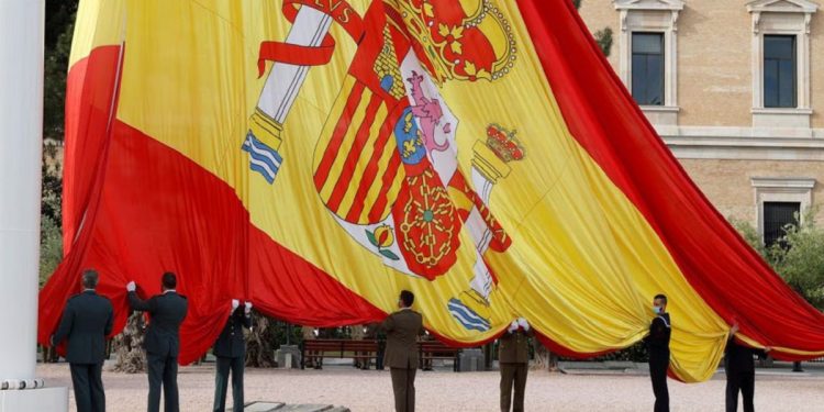 La bandera de España más grande