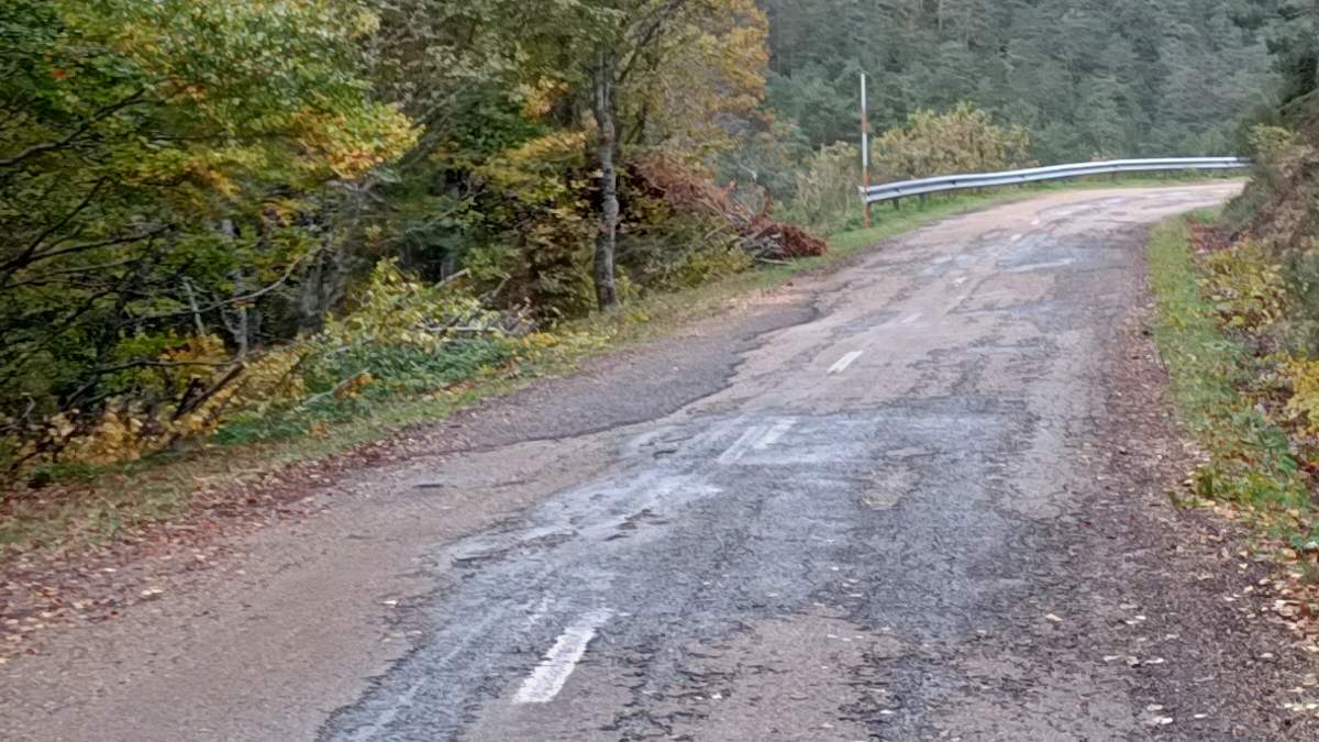 Seguramente la peor carretera de Castilla y León 1