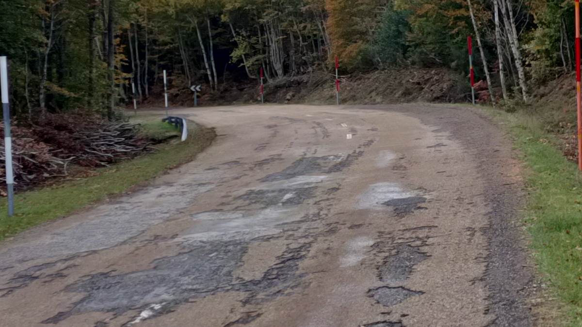 Seguramente la peor carretera de Castilla y León 2