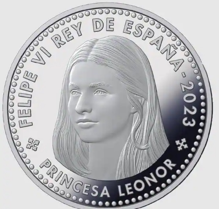 Este es el aspecto de la nueva moneda de Leonor 1