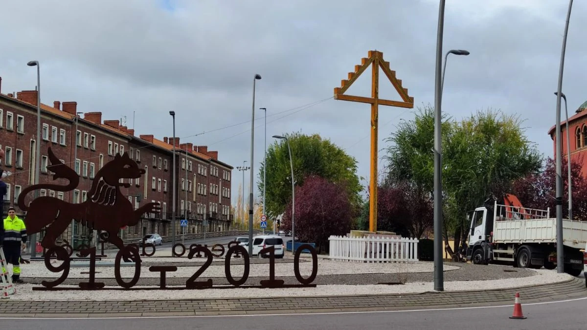 El primer ramo leonés de la Navidad ya está en León 3