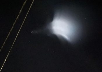 Un misil francés fue visto desde León