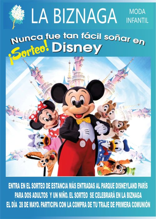 La Biznaga te lleva a Disney con tu traje de Primera Comunión 17