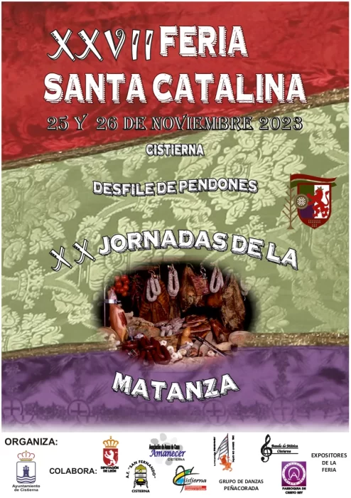 XXVII Feria de Santa Catalina y las XX Jornadas de la Matanza en Cistierna 2023
