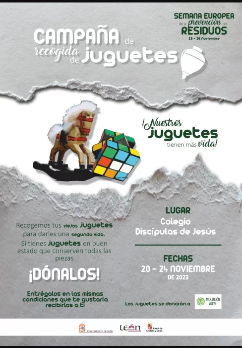 Campaña de recogida de juguetes en el centro de León 2