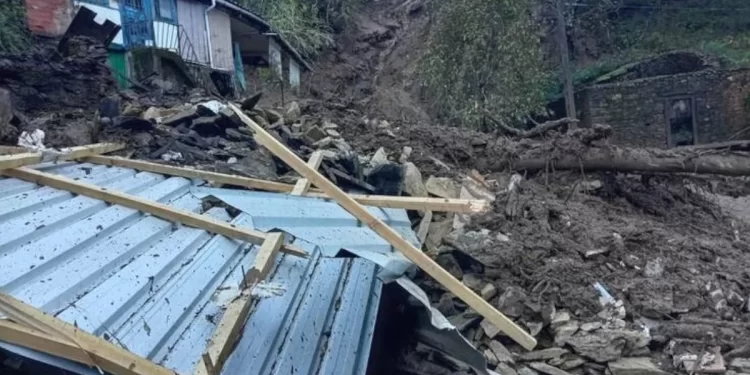 Casas destrozadas