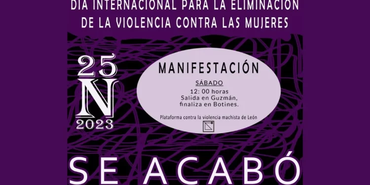 Manifestación del Día Internacional para la Eliminación de la Violencia contra las Mujeres 2023