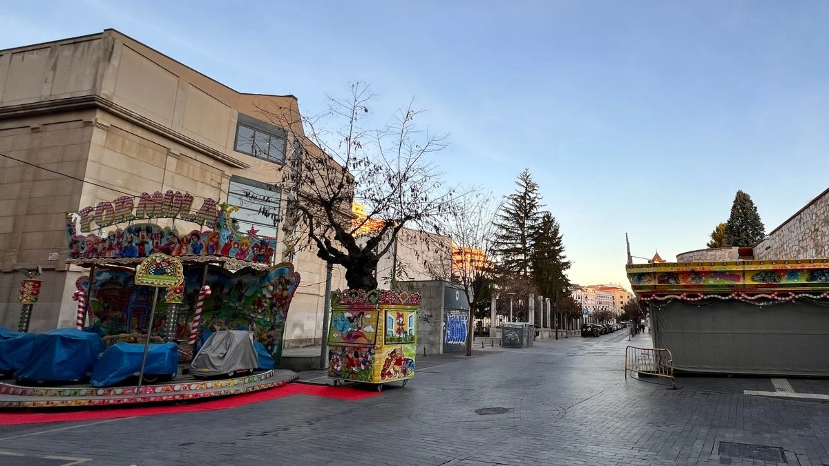 Atracciones infantiles de Navidad en León