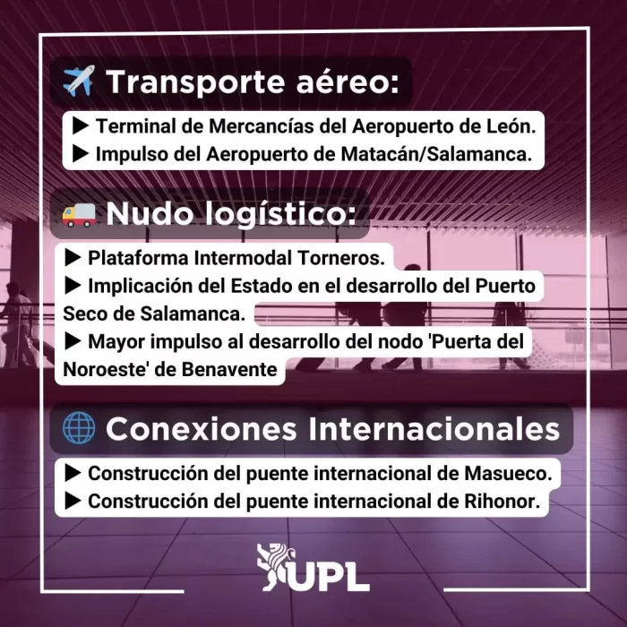 UPL envía a Óscar Puente las cosas pendientes con la Región Leonesa 2