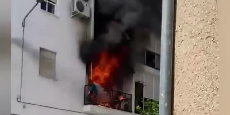 Incendio en Los Palacios