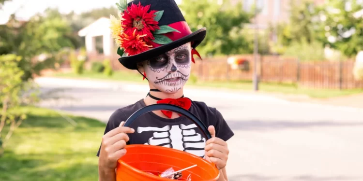 Niño en Halloween