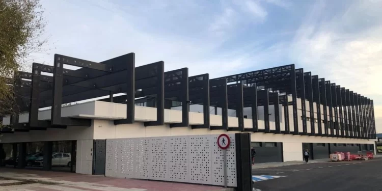 Lateral nueva estación de autobuses de León