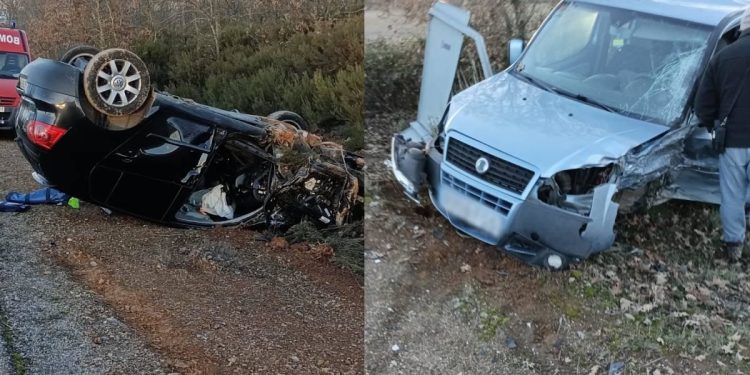 Fuerte choque frontal en Zamora